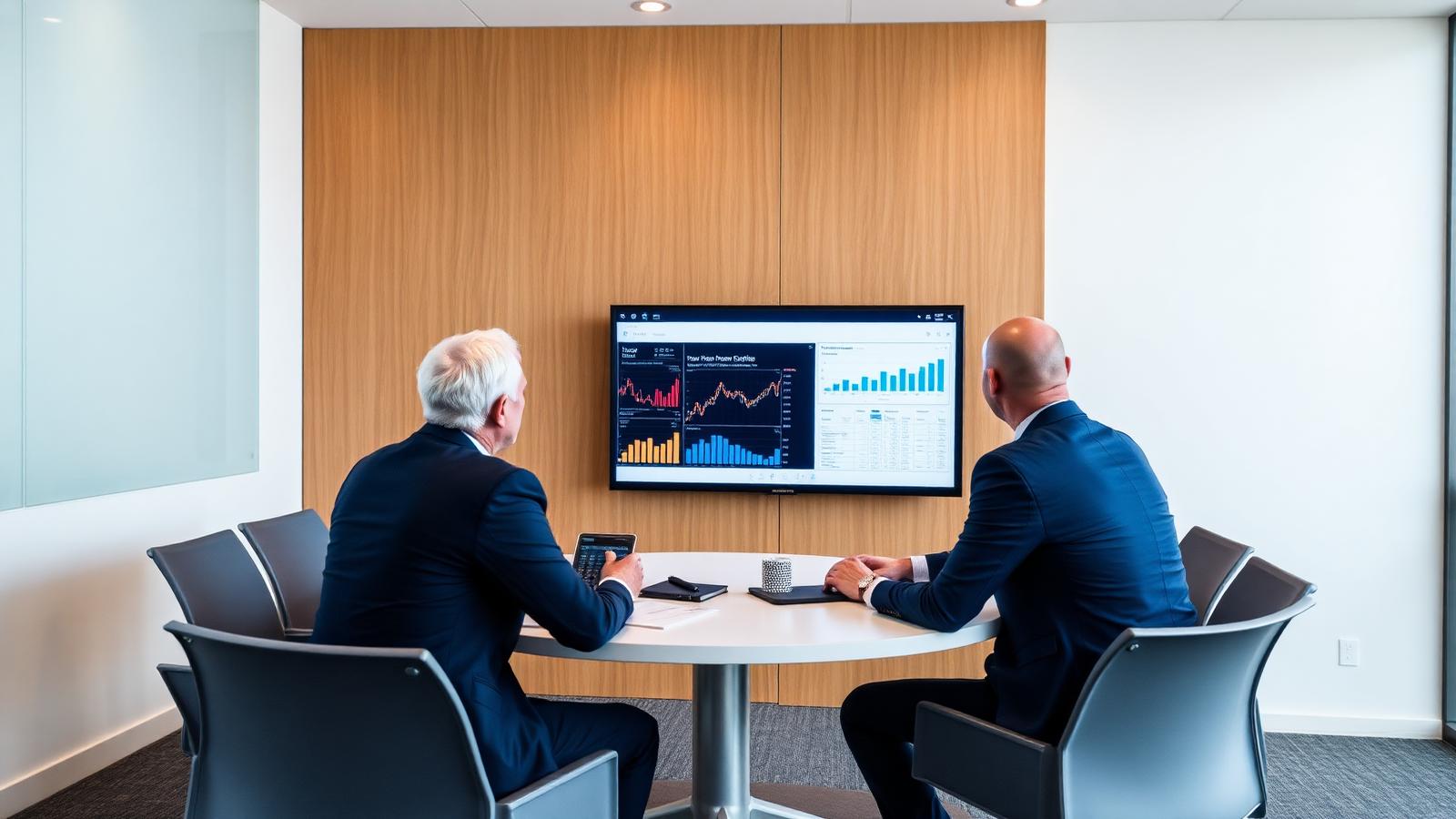 Equipe empresarial analisando os impactos da Reforma Tributária